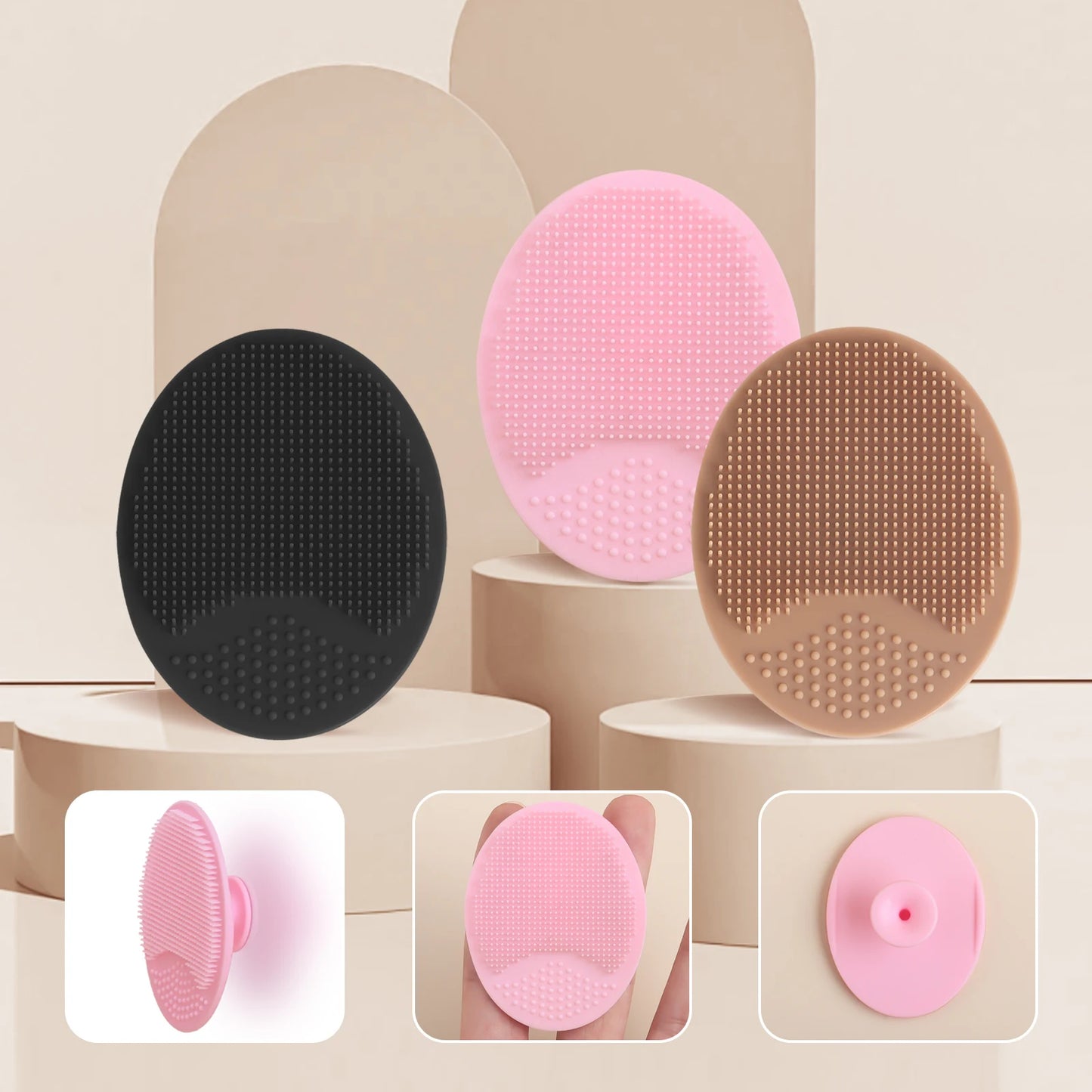 HomeSpark Mini Silicone Facial Cleansing Brush