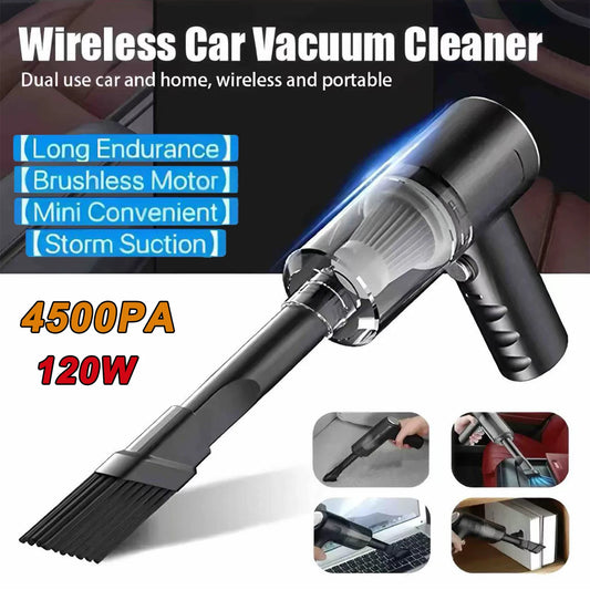 Mini Cordless Handheld Vacuum Cleaner – 120W Strong Suction